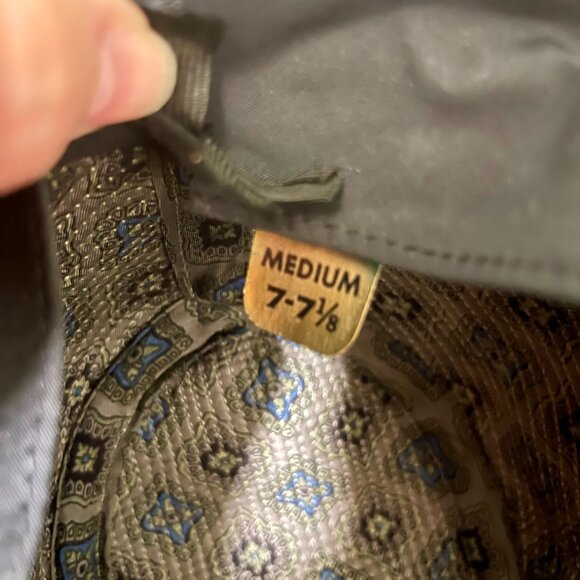 Vintage “Wales #1” Wool Fedora – Medium (7–7⅛) Houndstooth w/ Feather Accent - Picture 5 of 6